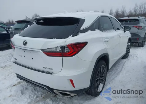 2017 Lexus Rx 350 F Sport z USA, uszkodzony, nr VIN 2T2BZMCA7HC133720